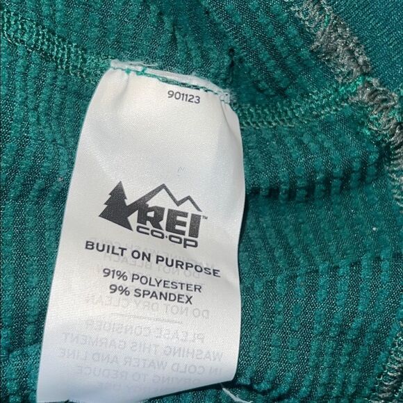 REI Co-op Hunter Green 1/4 Zip Base layer Top-M - Picture 8 of 9